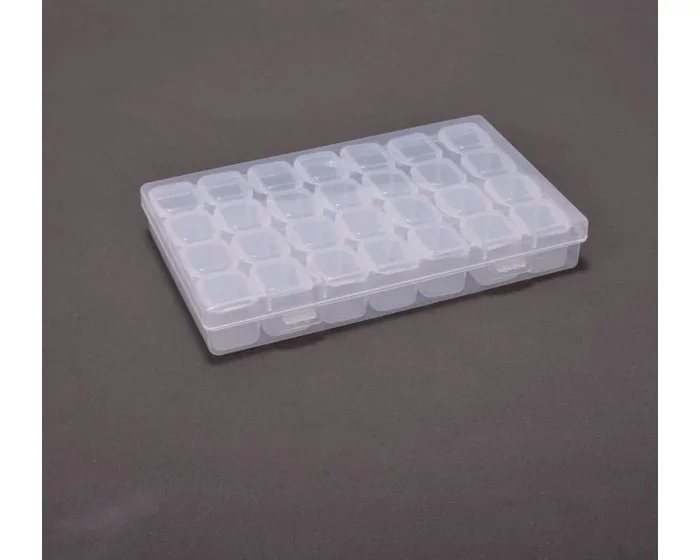 Parts Box – 28 Compartments 105 x 170 x 25mm (4.25 x 7 x 1 inch)