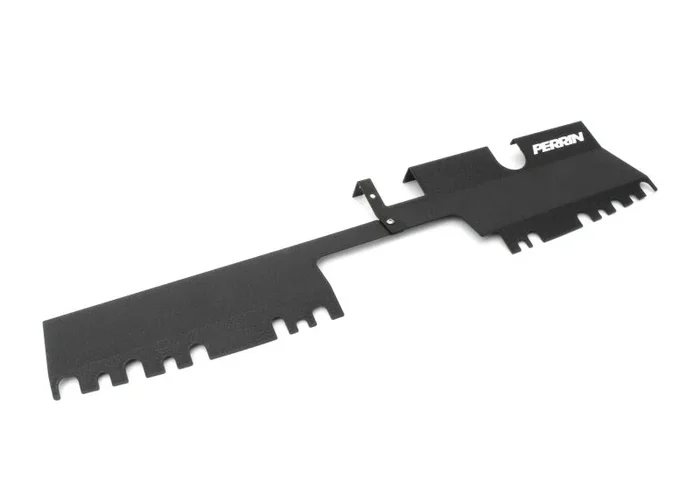 PERRIN 15-21 Subaru WRX/STI Radiator Shroud (With OEM Intake Scoop) – Black