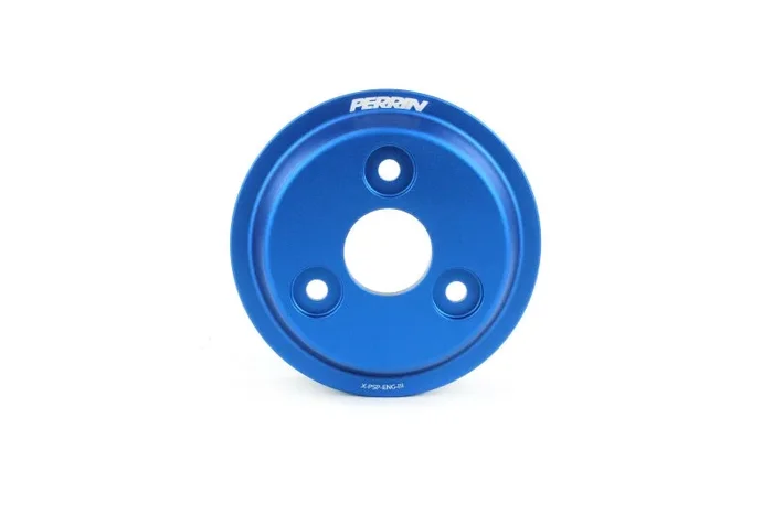 Perrin 15-22 Subaru WRX / 14-18 FXT / 18-21 Crosstrek Lightweight Water Pump Pulley – Blue