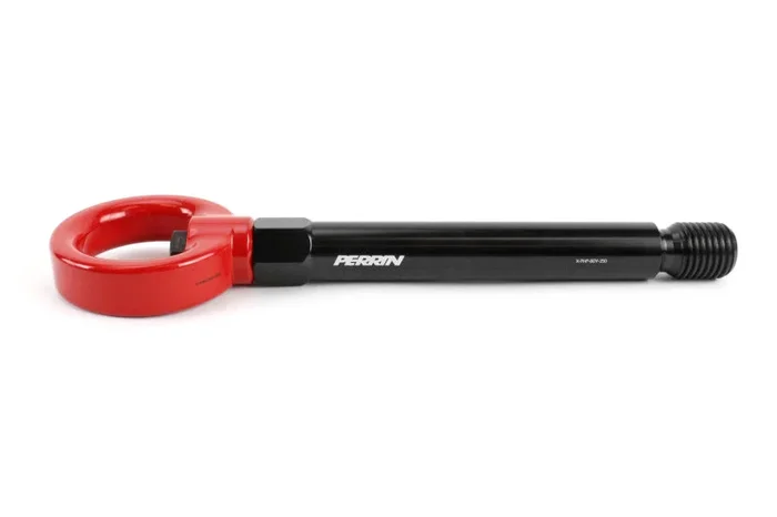 PERRIN 17-21 Honda Civic Si/Type R/Touring/Hatchback Tow Hook Kit Rear – Red