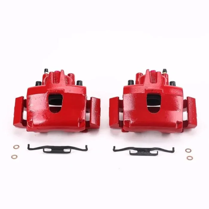 Power Stop 01-07 Chrysler Town & Country Front Red Calipers w/Brackets – Pair