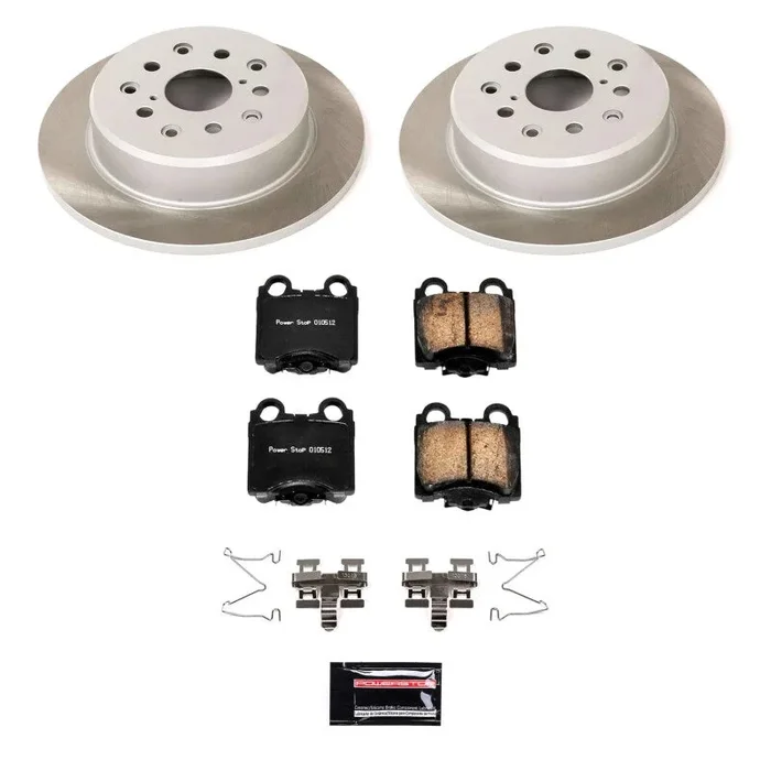 Power Stop 02-10 Lexus SC430 Rear Semi-Coated Rotor Kit