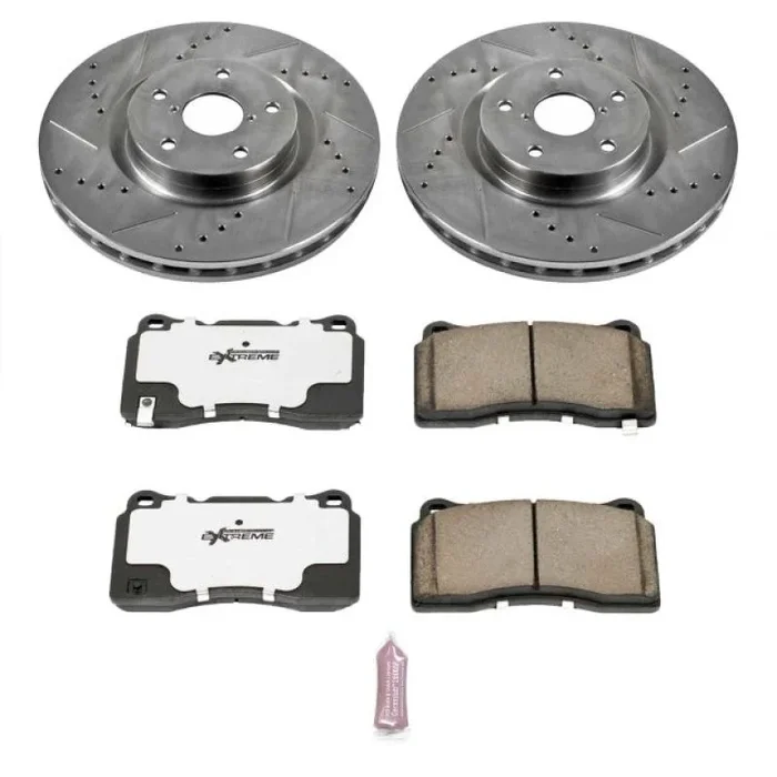Power Stop 05-14 Subaru Impreza Front Z26 Street Warrior Brake Kit52.0 lb