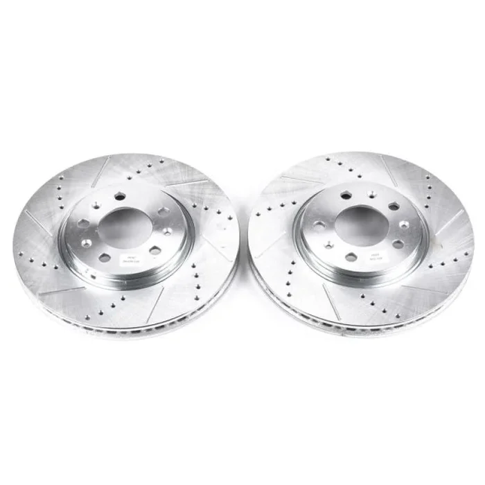 Power Stop 06-09 Pontiac Solstice Front Evolution Drilled & Slotted Rotors – Pair