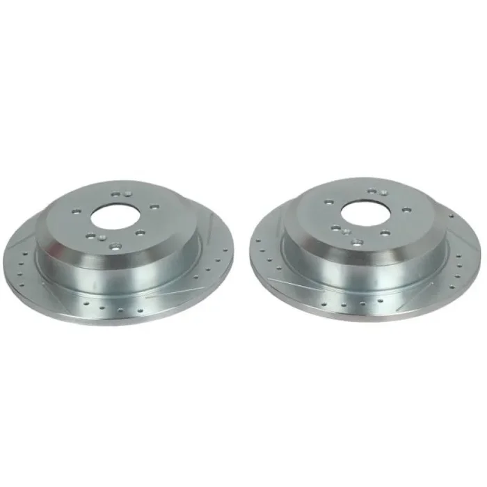 Power Stop 07-12 Hyundai Veracruz Rear Evolution Drilled & Slotted Rotors – Pair