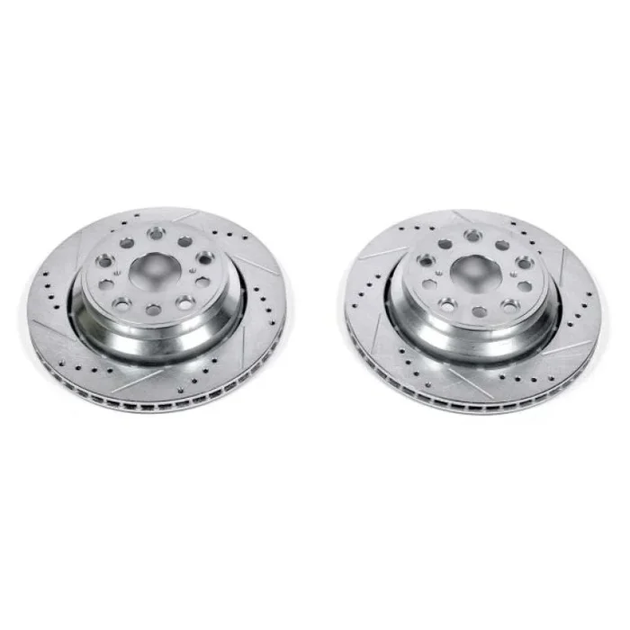 Power Stop 07-17 Lexus LS460 Rear Evolution Drilled & Slotted Rotors – Pair