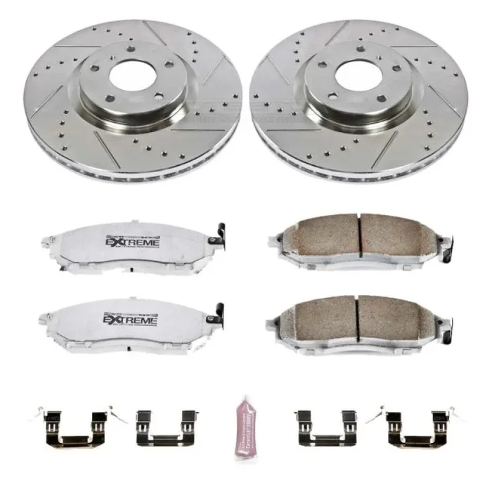 Power Stop 08-12 Infiniti EX35 Front Z26 Street Warrior Brake Kit50.5 lb
