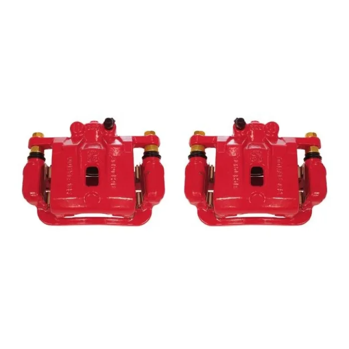 Power Stop 10-16 Hyundai Genesis Coupe Rear Red Calipers w/Brackets – Pair