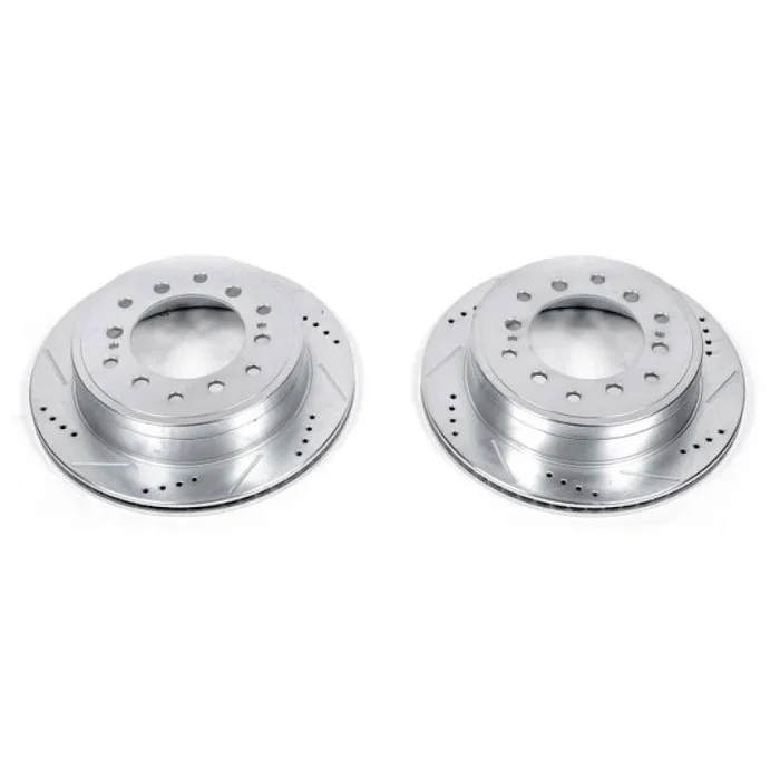 Power Stop 10-19 Lexus GX460 Rear Evolution Drilled & Slotted Rotors – Pair
