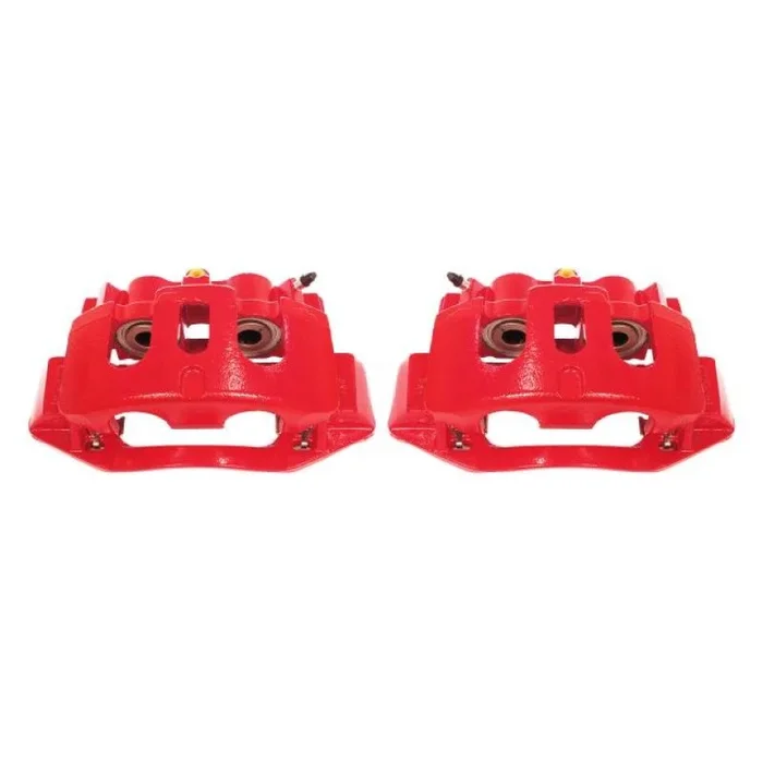 Power Stop 11-19 Chevrolet Silverado 2500 HD Rear Red Calipers w/Brackets – Pair40.8 lb