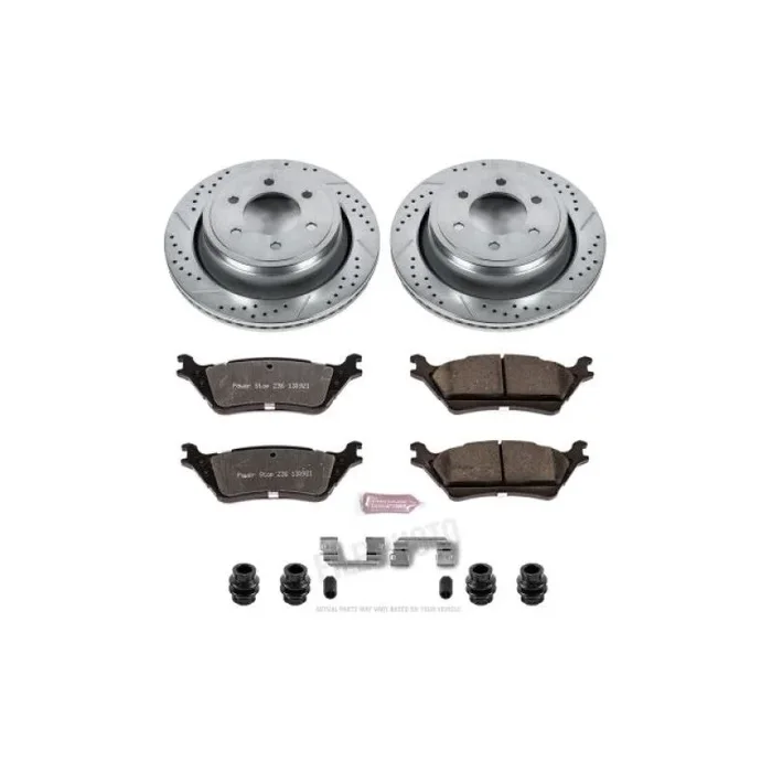 Power Stop 12-18 Ford F-150 Rear Z36 Truck & Tow Brake Kit60.0 lb