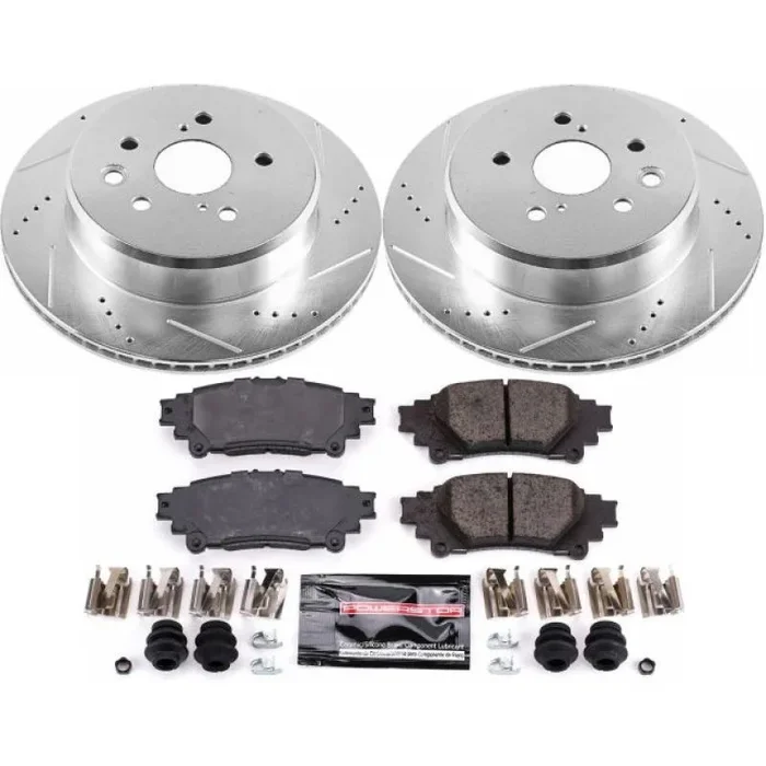 Power Stop 13-19 Lexus GS350 Rear Z23 Evolution Sport Brake Kit34.2 lb