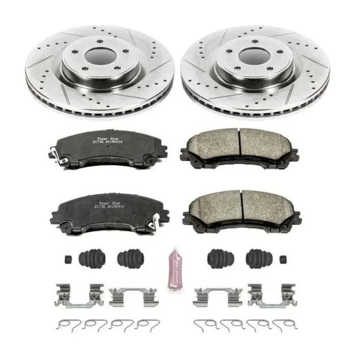 Power Stop 14-19 Infiniti Q50 Front Z23 Evolution Sport Brake Kit50.5 lb
