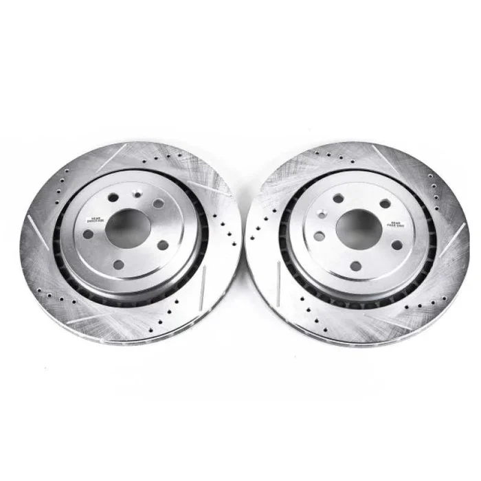 Power Stop 16-18 Cadillac ATS Rear Evolution Drilled & Slotted Rotors – Pair