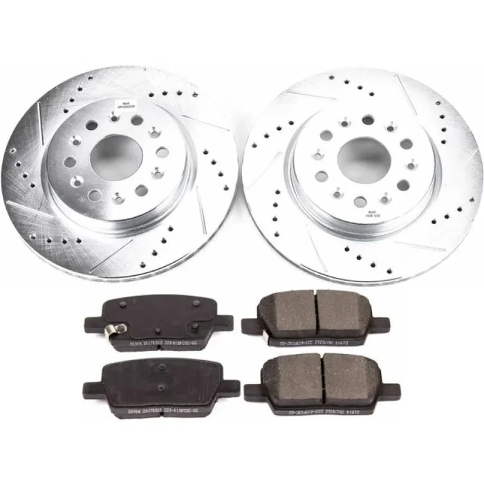 Power Stop 18-19 Buick Enclave Rear Z23 Evolution Sport Brake Kit37.3 lb