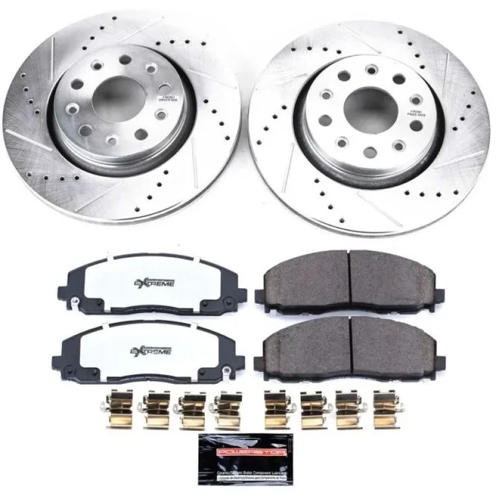 Power Stop 18-19 Jeep Wrangler Front Z36 Truck & Tow Brake Kit53.3 lb