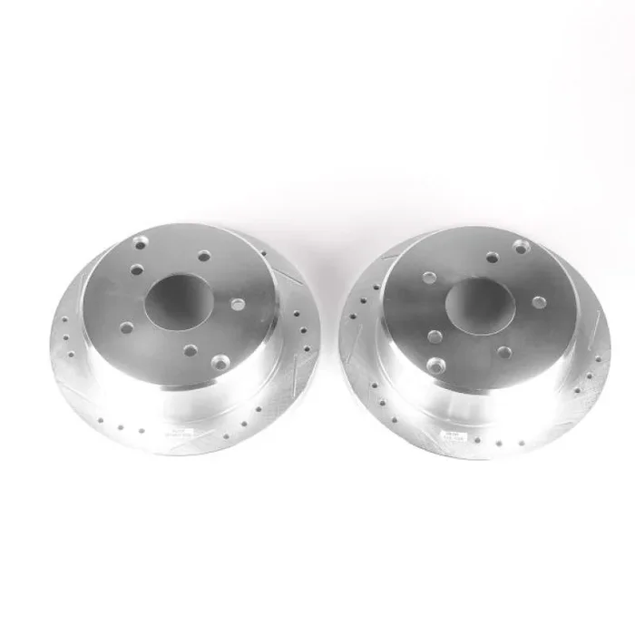 Power Stop 2004 Pontiac GTO Rear Evolution Drilled & Slotted Rotors – Pair
