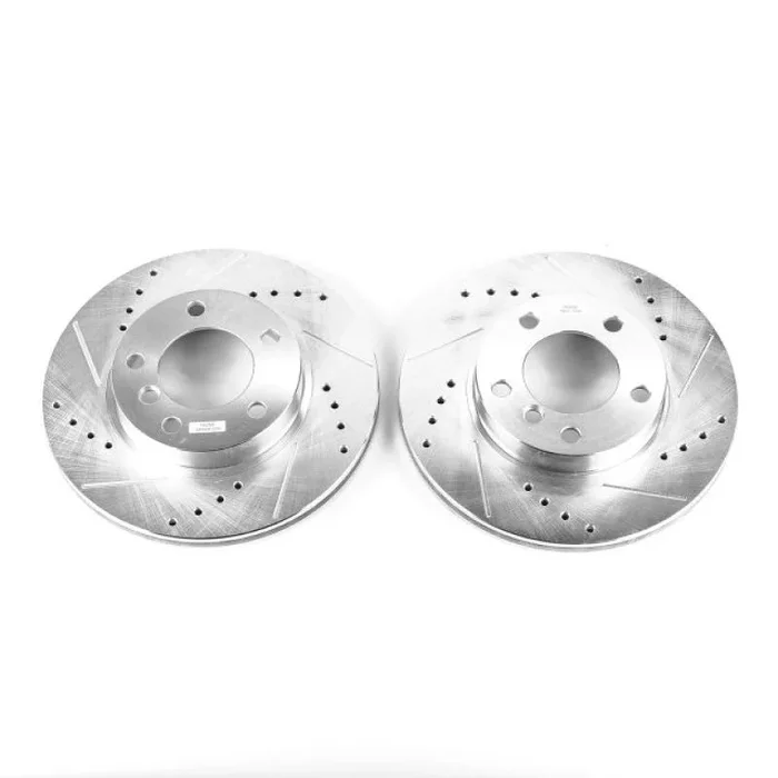 Power Stop 92-98 BMW 318i Front Evolution Drilled & Slotted Rotors – Pair