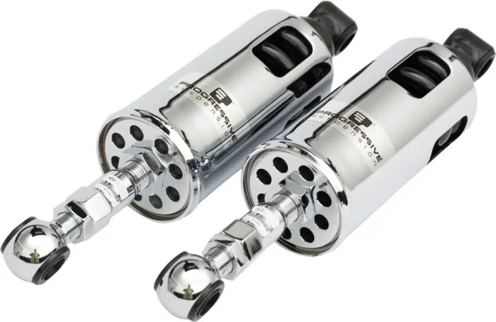 Progressive 89-99 Harley Softail 422 Series Shocks – Chrome