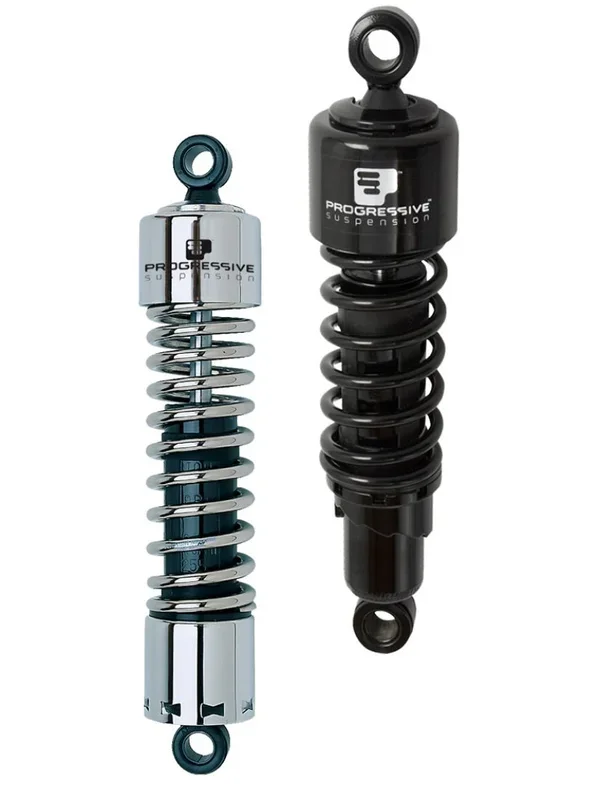 Progressive Harley 412 Series Shocks 14.25in – Black10.3 lb
