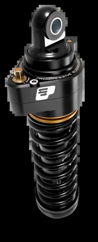 Progressive Harley Ultra Touring-QPS 944 Series Shocks, 13in, 12in Ride Height Heavy Duty – Black /