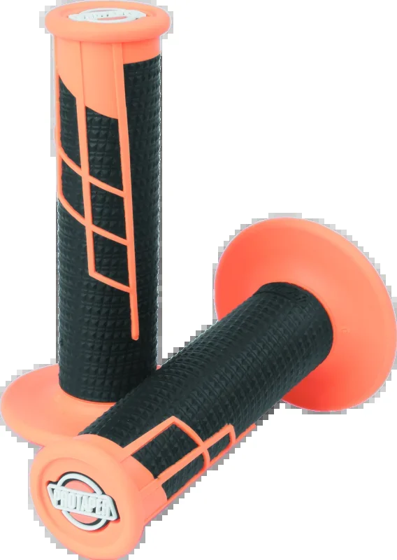 ProTaper Clamp-On 1/2 Waffle Grip – Neon Orange/Black