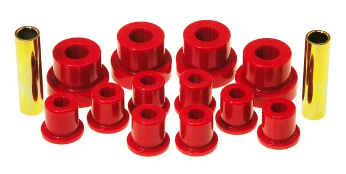 Prothane 76-86 Jeep CJ5/CJ7 Front Spring & Shackle Bushings – Red