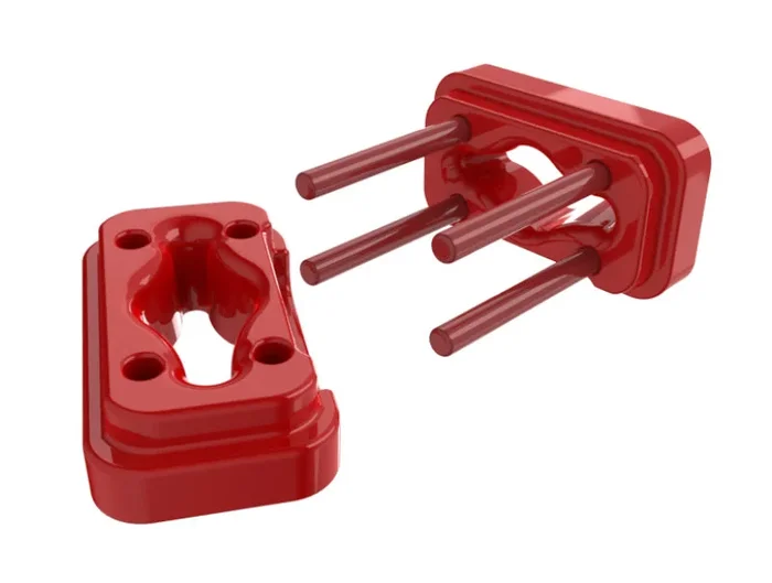 Prothane Dodge Ram 5.9 Cummins Motor Mount Insert Kit – Red1.1 lb