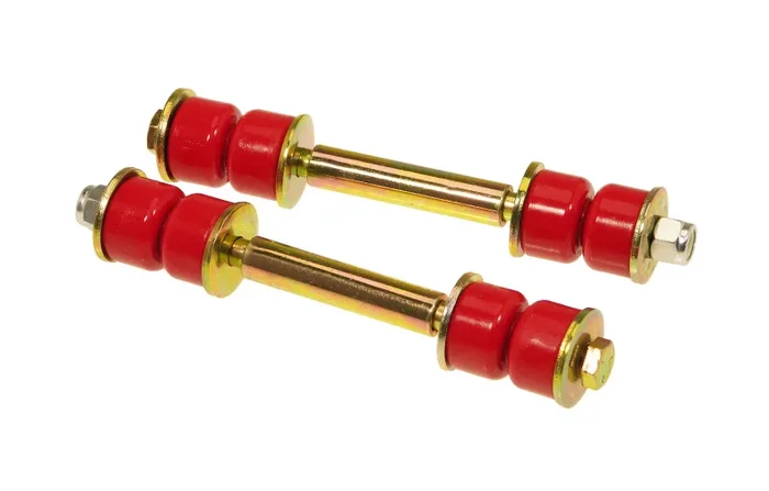 Prothane Universal End Link Set – 4 1/4in Mounting Length – Red
