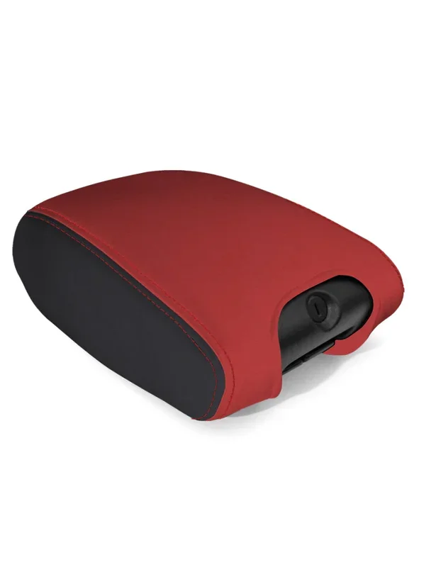 PRP 11-18 Jeep Wrangler JK Center Console Cover – Black/Red