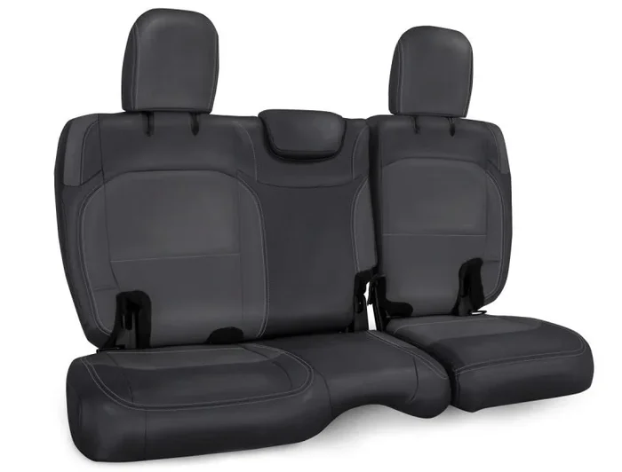 PRP 2018+ Jeep Wrangler JLU/4 door Rear Bench Cover with Cloth Interior – Black/Grey
