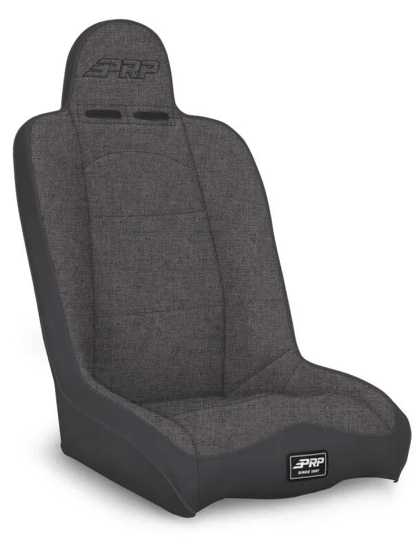 PRP Daily Driver High Back Suspension Seat (Two Neck Slots) – All Grey24.1 lb