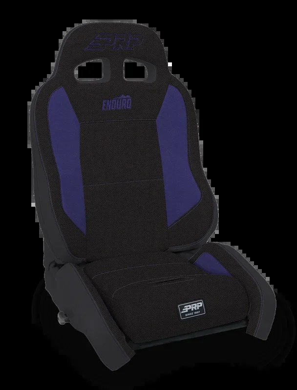 PRP EnduroCrawl Reclining Suspension Seat – Black/Purple Tweed – Driver