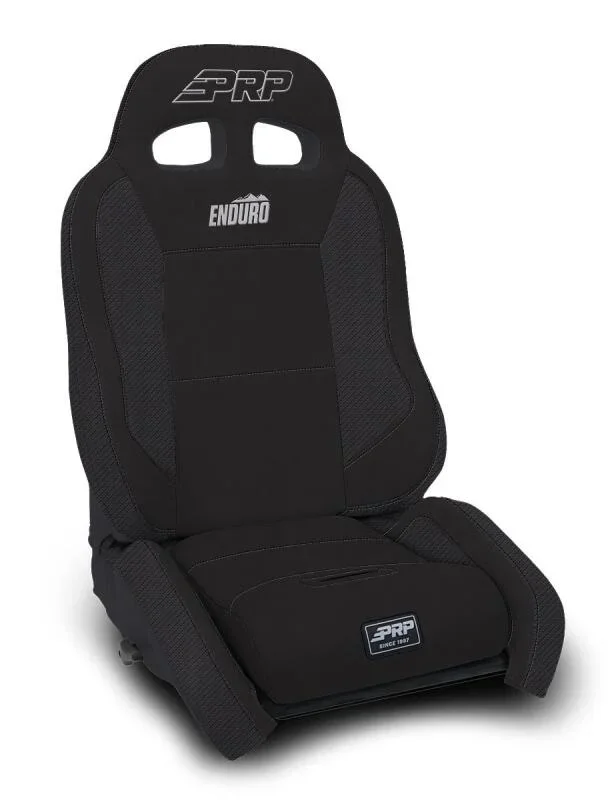 PRP EnduroCrawl Reclining Suspension Seat – Black Suede – Driver