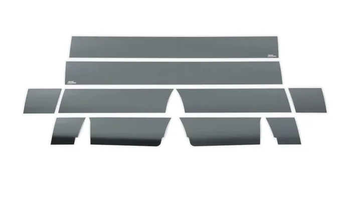 Putco 09-14 Ford F-150 Reg Cab 6.5 Short Box – 7in Wide (10pcs) Black Platinum Rocker Panels