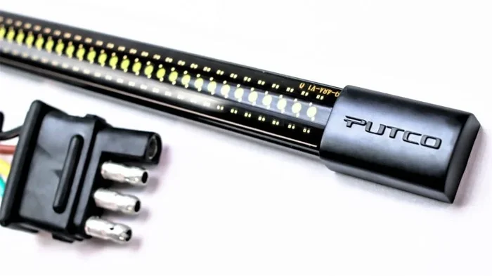 Putco 60in Red Blade LED Tailgate Light Bar for Ford Turcks w/ Blis and Trailer Detection5.3 lb