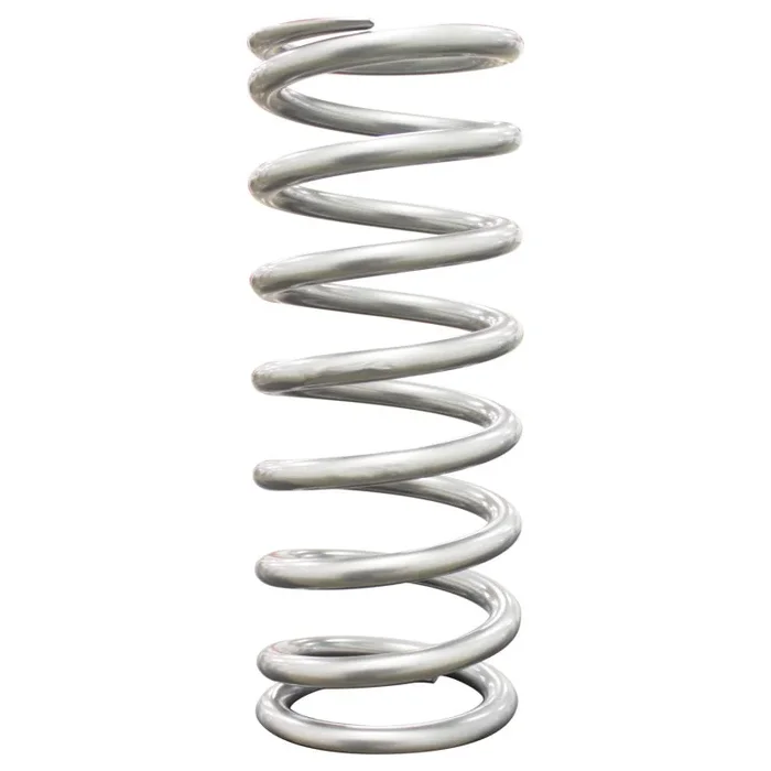 QA1 2-1/2in ID High Travel Spring – 10in Length x 150lbs/in – Silver Powder Coated