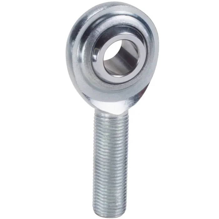 QA1 C Series 2-Pc Rod End – Male/Left Hand – .4375in Bore x 7/16-20 – Carbon Steel w/PTFE