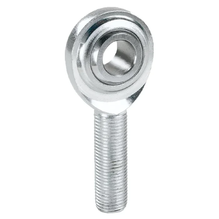 QA1 G Series 2-Pc Rod End – Male/Left Hand – 10mm Bore x M10x1.5 – Stainless Steel w/PTFE