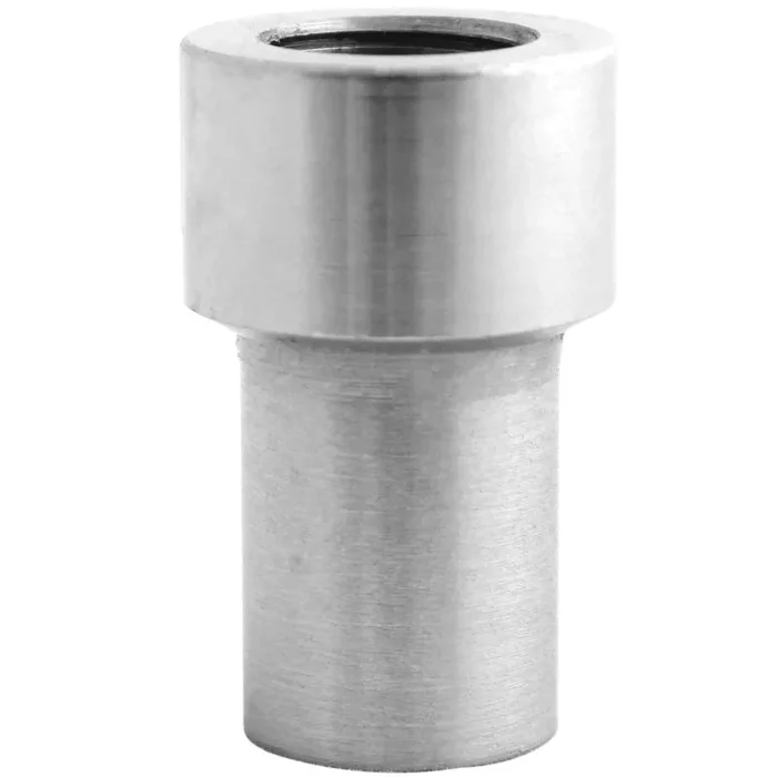QA1 Tube Adapter – 1-1/2in OD – Smooth – Left Hand – 5/8-18 Thread .250 Wall – Alloy