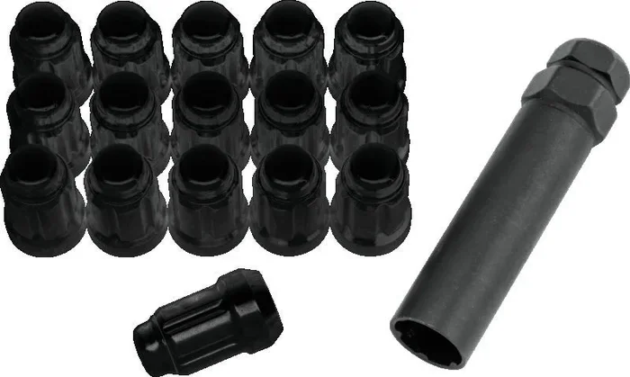 QuadBoss Spline Lug Nuts 12×1.25 – Black1.6 lb