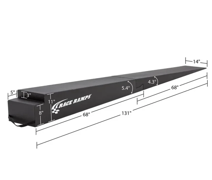 Race Ramps 11in. Two-Piece Trailer Ramps – 5.4 Degree Approach Angle