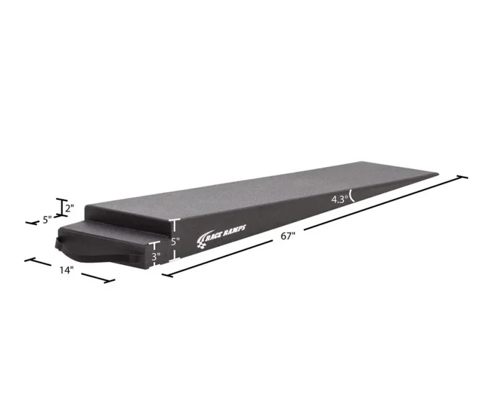 Race Ramps 5in. Trailer Ramp – 4.3 Degree Approach Angle