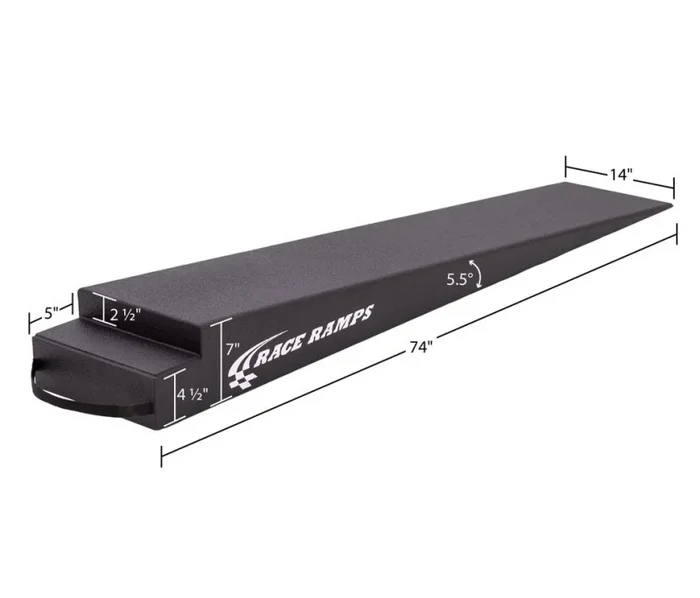 Race Ramps 7in. Trailer Ramps – 5.5 Degree Approach Angle