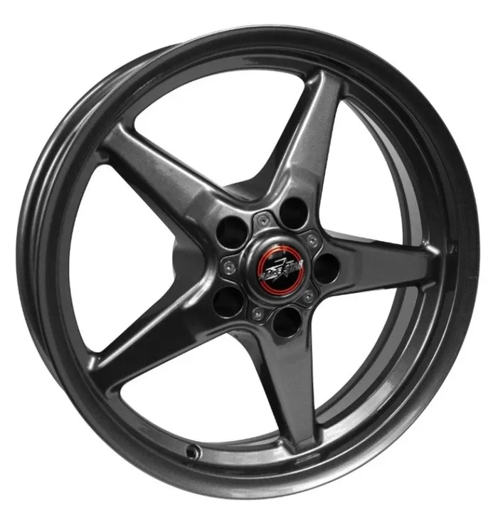 Race Star 92 Drag Star Bracket Racer 18×5 5x120bc 2.00bs Metallic Gray Wheel