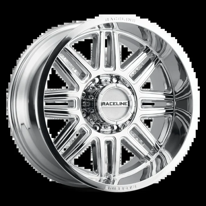 Raceline 948C Split 20x9in / 5×150 BP / 18mm Offset / 110.3mm Bore – Chrome Wheel