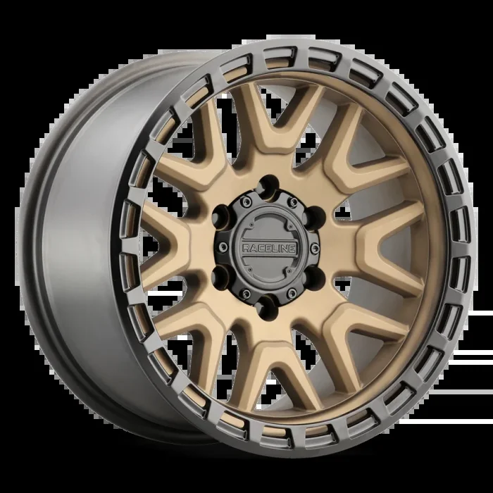 Raceline 953BZ Krank 17x9in / 8×170 BP / -12mm Offset / 125.2mm Bore – Bronze Wheel