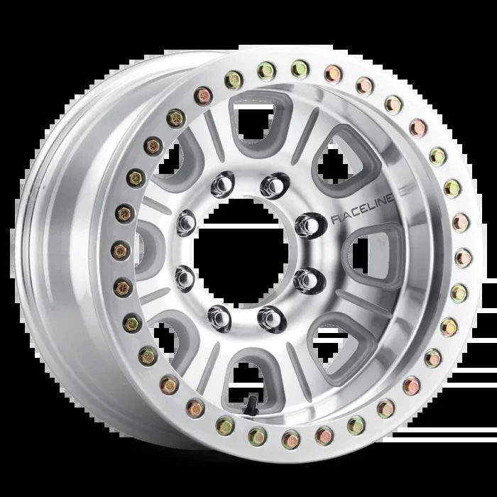 Raceline RT233 Monster 17×9.5in / 8×170 BP / -32mm Offset / 130.81mm Bore – Machined Beadlock Wheel
