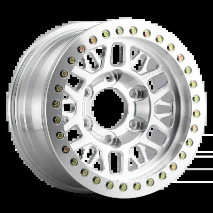 Raceline RT951F Ryno 17x9in / 6×165.1 BP / -12mm Offset / 108.9mm Bore – Machined Beadlock Wheel