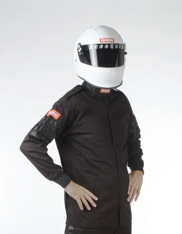 RaceQuip Black SFI-1 1-L Jacket – Large